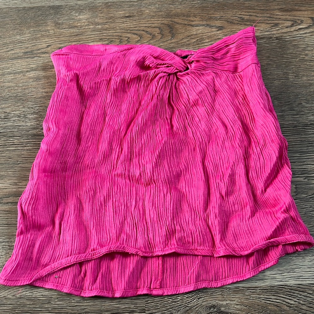 Forever 21 pink flowey skirt